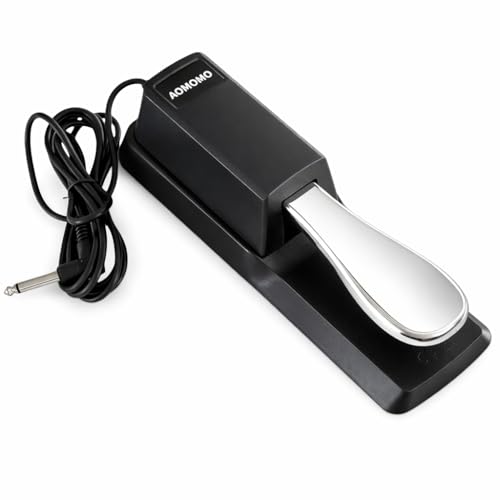 Sustain Pedal Univerdal für Keyboard mit Polaritätsschalter für alle digitalen Klaviere, elektronische Keyboards Midi Elektronische Keyboards Style Piano Fußpedal (Originalversion)