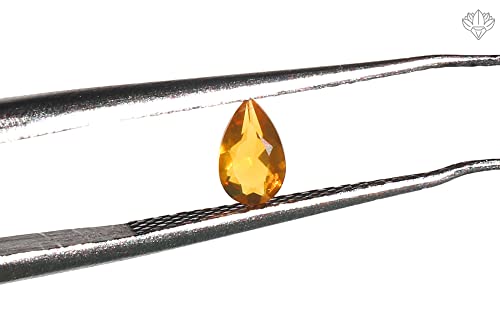 Natural Mexican Fire Opal Faceted Pear Shape Yellow Golden Color For Jewelry Making Loose Gemstone Mxo 4666 #TOP1