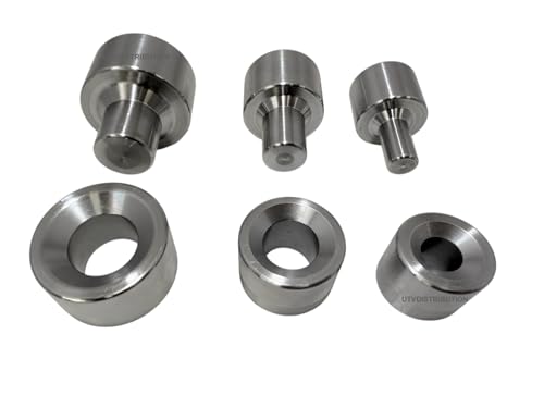 3 Piece Dimple Die Set 1/2 3/4 1
