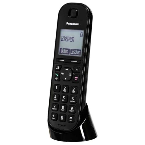 Panasonic KX-TGQ200GB teléfono inalámbrico CAT-iq 2.0 negro para router IP