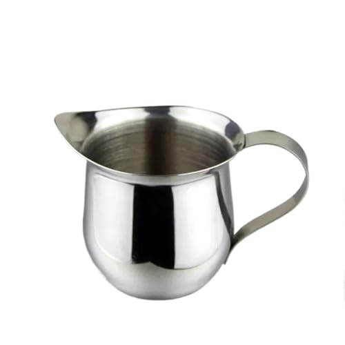 Cazo De Leche Olla de leche, taza de leche, jarra de acero inoxidable artesanal, jarra de té Latte, taza de espuma, olla de cocina Para Hervir La Leche(60ml)