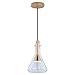 VAXCEL P0286 Bunsen 1-Light Mini Pendant in Contemporary and Jar Style 11 Inch Tall and 6.5 Inches Wide, Bunsen 1-Light Mini Pendant in Contemporary and Jar Style 11 Inch Tall and 6.5 Inches Wide