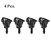 X AUTOHAUX 4pcs Car Front Windshield Washer Nozzles for Hyundai Tiburon Elantra Sonata for Kia Sorento Replaces 98630YY000