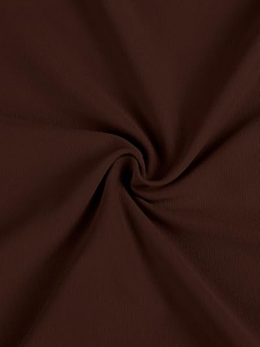 Image of Missufe Women's Sleeveless Racerback Flared Casual Plain Tank Dress