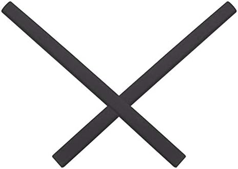 Mryok Replacement Earsocks for Oakley Tincup/Pitchman OX8050 OX8096 OX8105 OO9439 Eyeglasses - Black