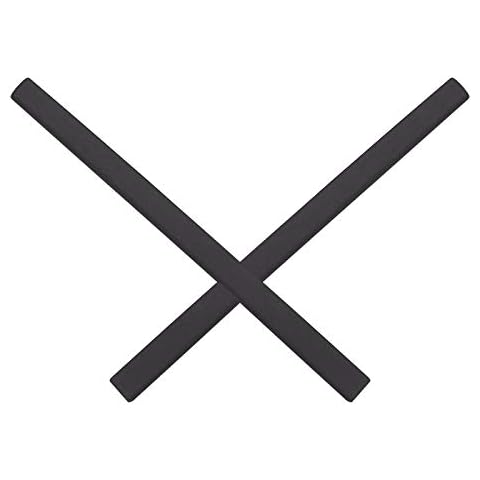 Mryok Replacement Earsocks for Oakley Tincup OX3184 Glasses - Black Cover
