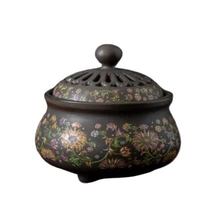 Incense Holder Base Incense Burner Zen Antique Coil Base Sandalwood Censer Room Decoration Meditation
