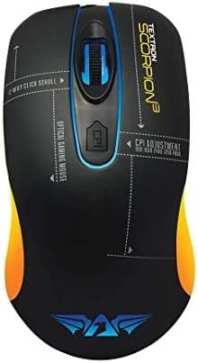 (Refurbished) Armaggeddon Textron Scorpion 3 Gaming Mouse (Black and Yellow)