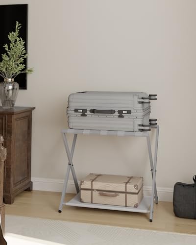 Porte-bagages pliable pour éviter le mal de dos en rangeant sa valise