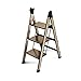 Drabiny Drabina Z 3 Stopniami Składany Stołek Drabiny Z Antypoślizgowym Szerokim Pedałem I Solidnym Wzmocnienie Z Trzech Belek Drabina Przenośny stołek schodkowy (Color : Ladder B)