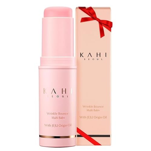 KAHI Wrinkle Bounce Multi Balm Stick | PDRN Collagen Wrinkle Stick | Korean Skin Care |All-in-One Hydrating Lip Balm Eye Cream Neck Cream Make Up Base & Face Mist Moisture Balm MULTIBALM