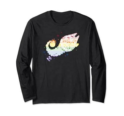 Star Wars t-shirt Faucon Millenium pop art manches longues cadeau anniversaire