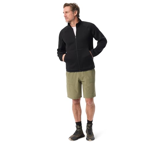 BASS OUTDOOR Men's Full Zip Front Long Sleeve Fleece Sweater Jacket Standard2