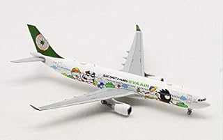 AVIATION JC Wings 1/400 完成品 台湾 Eva Air Airbus A330-300 B-16331 Roatable tires / 3D Solid antennaダイキャスト 航空機モデル