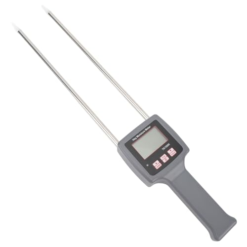 Misuratore di Umidità Portatile per Fieno, Cereali e Paglia - Strumento Professionale e Preciso per Prevenire Deterioramento e Garantire Freschezza del Prodotto