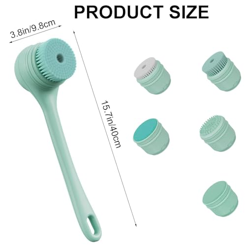 Body Care Accessories, Personal Hygiene Brush, Spa Quality Scrubber, Massage and Clean, Adjustable Cleaning Brush, Skin Tool, Ergonomic Bath Brush, Multifunctional Shower Brush, Gentle Bod – Bild 3