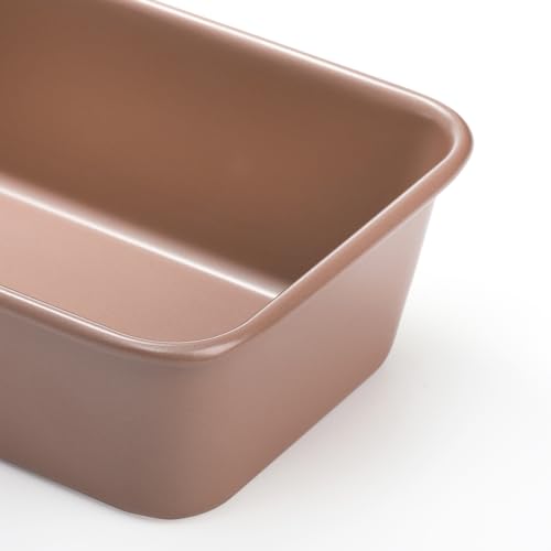 Elsjoy 4 Pack 9.5 x 5.5 Inch Non-Stick Loaf Pans for Baking Bread - Image 4