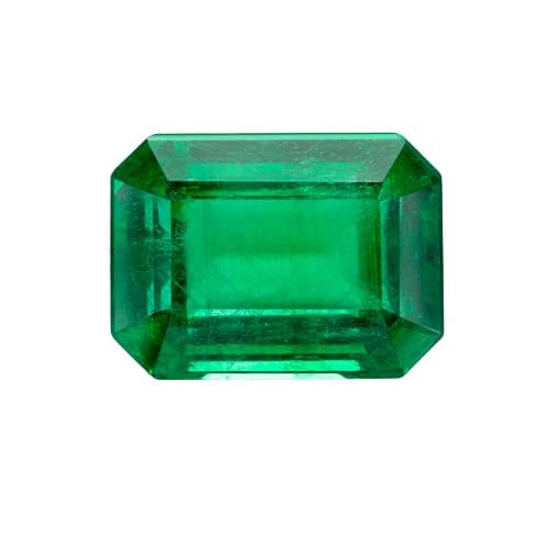 Pierre précieuse rectangulaire véritable certifiée sans traitement thermique