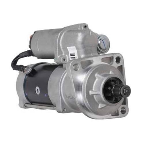 AEDNX 24V Starter Motor Fits 29Mt Style Commercial Agricultural Industrial 10 Tooth-Tooth Count Clockwise-Rotation 8200054