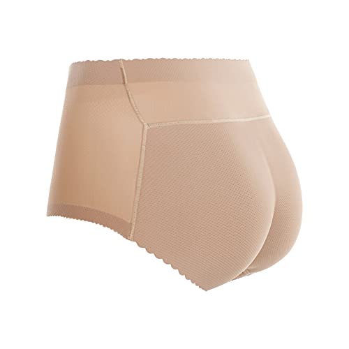 Glúteos Ropa Interior Sin Costuras Bragas Caderas Levantar Pantalones de Mujer Corporal Shaping Mujer Push Up Vestidos de Malla Mujer Sexy Negro, beige, L