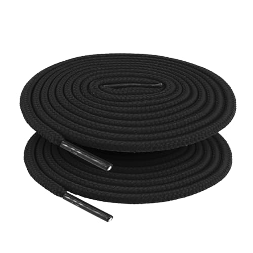 TORMEN 45" Round Shoe Laces Durability Athletic for Sports Shoes Boots Sneakers Skates Fits All Adult and Kids