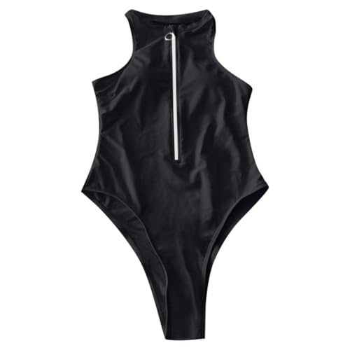 Maillot de bain une pièce rétro chic et sculptant haut de gamme - 2