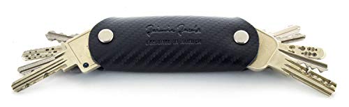 Jaimie Jacobs Key Boy llavero de cuero (Carbono)