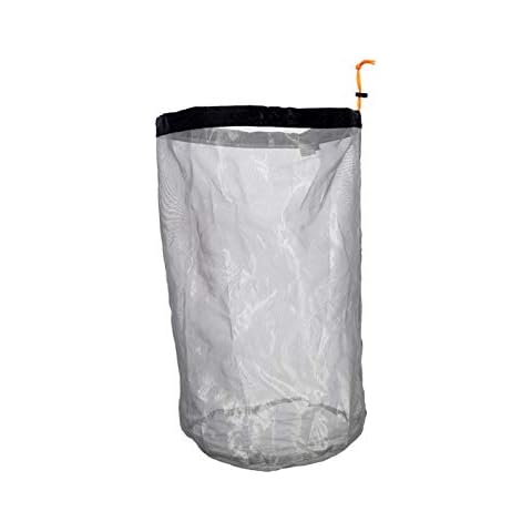 VGEBY Mesh Drawstring Aufbewahrungstasche Stuff Sack Leichte Nylon Mesh Drawstring Aufbewahrungstasche Für Reisen Camping Wandern(XXL-Black) Cover