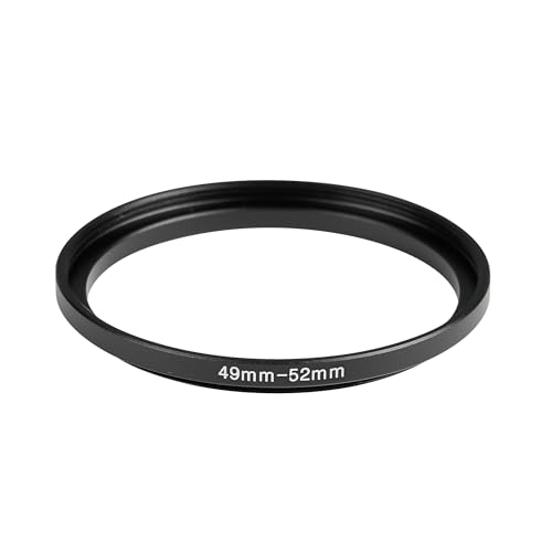 Image of 49-52mm Step-Up Ring Adapter, 49mm to 52mm Step Up Filter Ring for 49mm Lens Install 52mm ND CPL UV Camera Lens Filter(49mm-52mm)