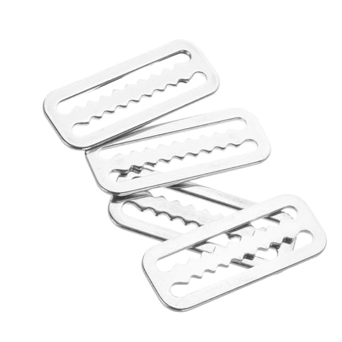 SUPVOX Stainless Weight Belt Buckle Set Metal Webbing Stopper for Scuba Diving Sailing Outdoor Activities