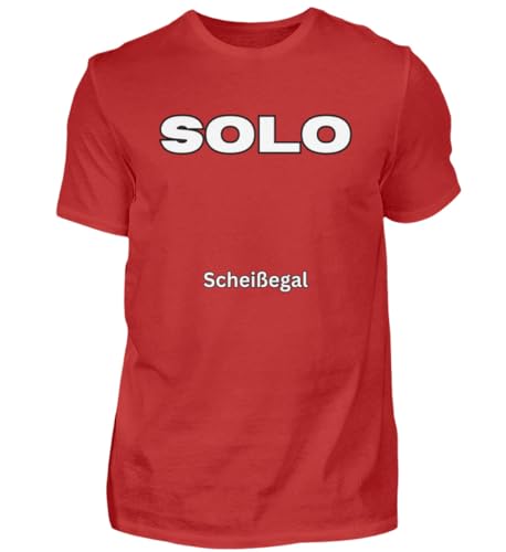 T-shirt Solo Malle Party rouge XXL tenue de groupe pour rassemblement et concert