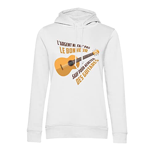 Sweat à capuche guitare pour passionné de musique et look casual