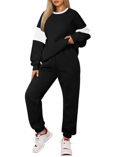 Amazon.com: Herseas Womens Black Two Piece Outfits 2024 Long