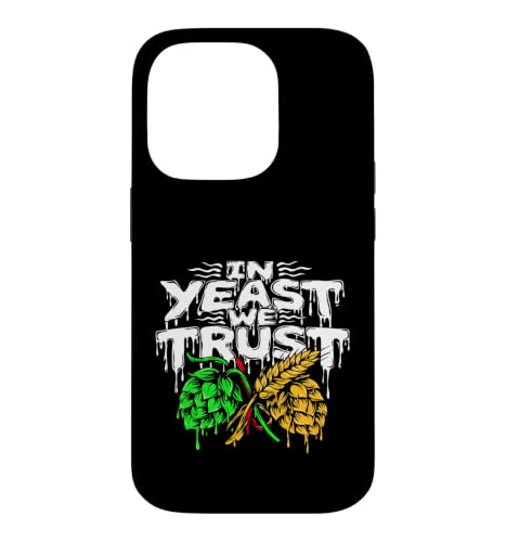 Craft Beer Homebrewer in Yeast We Trust Coque pour iPhone 14 Pro