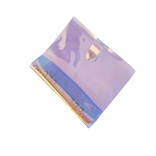FOMIYES PVC�f�ނ�6���m�[�g�J�o�[ �蒠�ی�p�X�i�b�v�{�^���t�� �w�Z�⎍���ɍœK ���t��w�������̑ϋv������m�[�g�P�[�X A5�T�C�Y