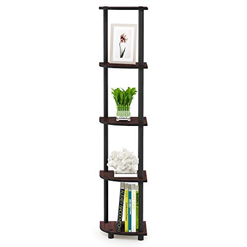 Furinno 99811 Turn-N-Tube 5 Tier Corner Display Rack Multipurpose Shelving Unit thumb #6