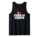 I Love Fish And Chips, I Heart Fish And Chips, Funny Saying for anyone who likes Fish And Chips or is a Fish And Chips lover. Great Idea for Valentine's Day Christmas, Birthday, Mother's Day or Father's Day