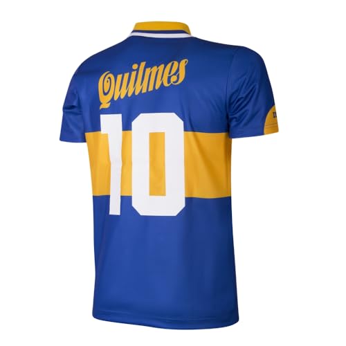 Copa Football - Camiseta de Fútbol - Hombre - Maradona x Boca Juniors 1995 - Azul - 100% poliéster - Talla M
