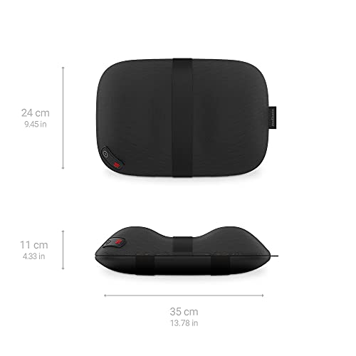 medisana CL 300 Shiatsu-Massagekissen mit Wärmefunktion, individuelle ergonomische Anpassung an den Rücken mit 4 Massageköpfen für Schultern, Rücken, Beine und Nacken - Image 3