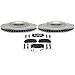 Raybestos Element3 E3V90002 Automotive Replacement Brake Kit Front and Rear Coated Rotors and Hybrid Brake Pads for 2007-2010 Lexus ES350, 2008-2011 Toyota Avalon, 2007-2011 Toyota Camry