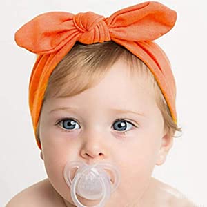 Arlai 10 Color Baby Girls' Hair Accessories Toddler Bow Headbands Turban Knot Rabbit Hairband Headwear (Set Of 10) #TOP5