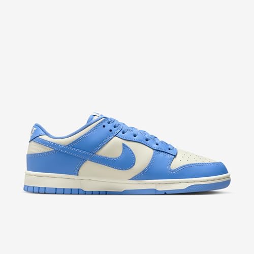Nike Dunk Low Retro Men's Shoes (DV0833-113, Coconut Milk/Gym Red/Sail/University Blue) Size 143