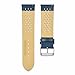 Ewatchparts 18mm Compatible With Tag Heuer Carrera Perforated Leather Watch Rally Band Strap Quick Release Blue