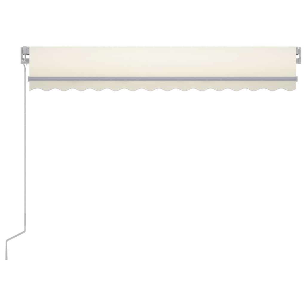 Aluminio Resistente a la oxidación con Luces LED solares toldo retráctil