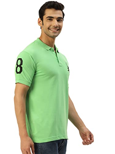 Image of CHKOKKO Men's Cotton Regular Fit Half Sleeves Polo T-Shirt