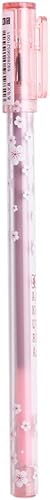 Bolígrafos de tinta de gel de 0020in color rosa serie Sakura bolígrafos de tinta negra bolígrafo de papelería para la escuela y la oficina tapa