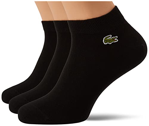 Lacoste Sport Unisex RA4183 Socken, Noir/Noir-Noir, 43/46