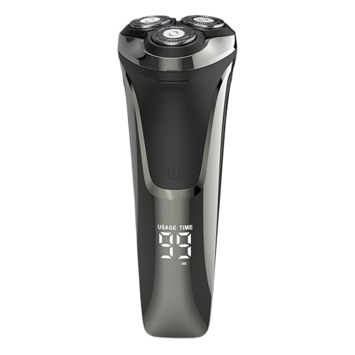 Casta eléctrica - Kit de aseo de barba | Kit de rasuradores para hombres | Cortador de deslizamiento liso | Precisión Remover | Máquina de afeitar portátil | Recortador de barba recargable | Shaver