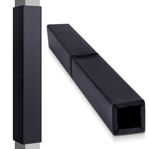 Hollowfly 5 x 5 Inch Basketball Pole Pads Square Pole Padding, 6 ft Tall, 1' Thick Foam, Weatherproof...