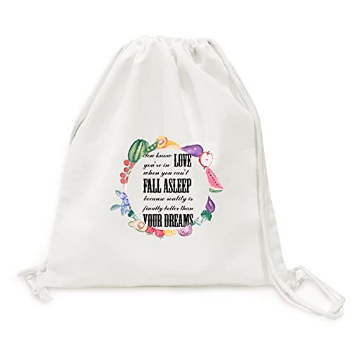 Sac en tissu pliable idée cadeau originale avec son message inspirant